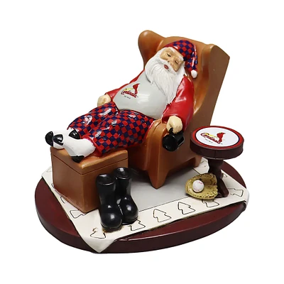 The Memory Company St. Louis Cardinals Resting Santa Figurine