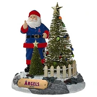 The Memory Company Los Angeles Angels Santa Figurine with LED Tree