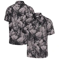 Men's Tommy Bahama Black Philadelphia Eagles Big & Tall Coast Nuevo Fronds IslandZone Button-Up Shirt