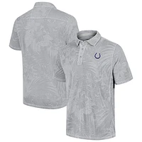 Men's Tommy Bahama Gray Indianapolis Colts Big & Tall Santiago Paradise Polo