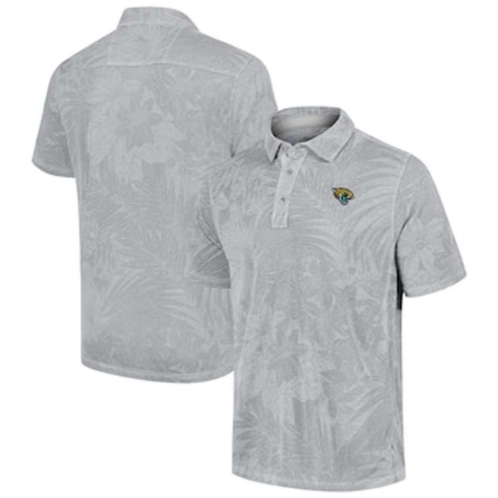 Men's Tommy Bahama Gray Jacksonville Jaguars Big & Tall Santiago Paradise Polo