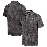 Men's Tommy Bahama Black Philadelphia Eagles Big & Tall Santiago Paradise Polo