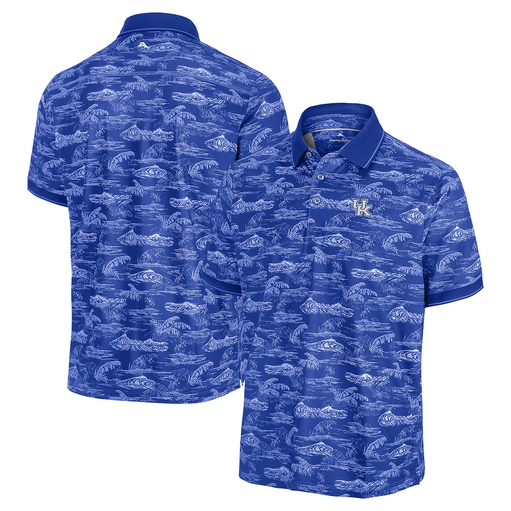 Men's Tommy Bahama Royal Kentucky Wildcats Sport Bay View Polo