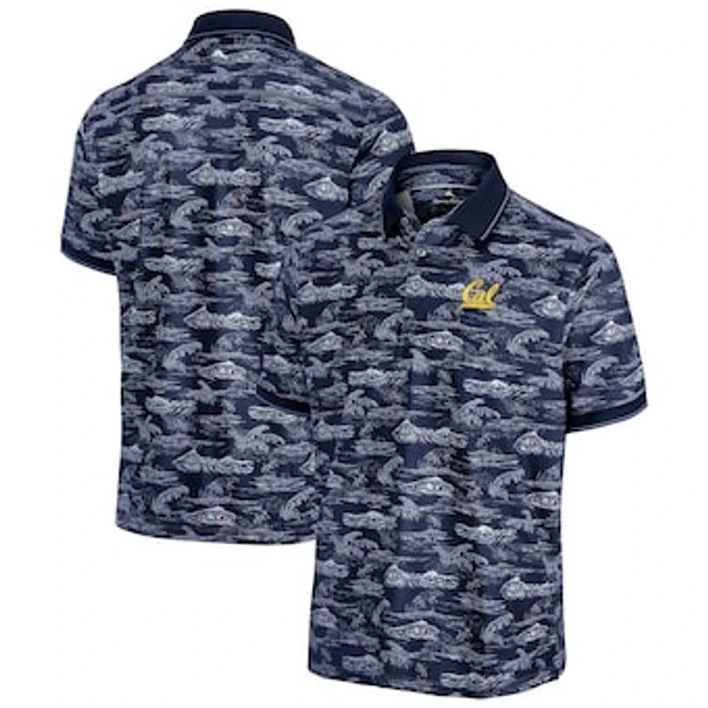 Men's Tommy Bahama Navy Cal Bears Sport Bay View Polo