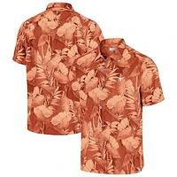 Men's Tommy Bahama Orange Texas Longhorns Coast Nuevo Fronds Button-Up Shirt