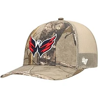 Men's '47 Realtree Camo Washington Capitals Logo Trucker Adjustable Hat