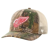 Men's '47 Realtree Camo Detroit Red Wings Logo Trucker Adjustable Hat