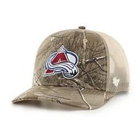 Men's '47 Realtree Camo Colorado Avalanche Logo Trucker Adjustable Hat