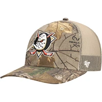 Men's '47 Realtree Camo Anaheim Ducks Logo Trucker Adjustable Hat