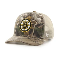 Men's '47 Realtree Camo Boston Bruins Logo Trucker Adjustable Hat