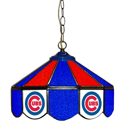Chicago Cubs 14" Team Logo Glass Pub Lamp