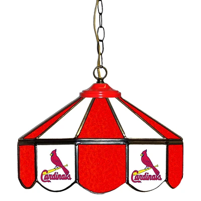 St. Louis Cardinals 14" Team Logo Glass Pub Lamp