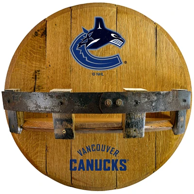 Imperial Vancouver Canucks 21'' Reclaimed Oak Bar Shelf