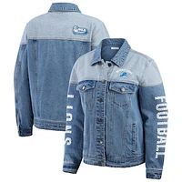 Women's WEAR by Erin Andrews  Detroit Lions Full-Button Denim Jacket