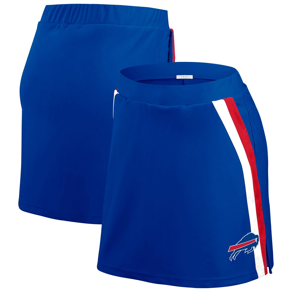 Women's WEAR by Erin Andrews Royal Buffalo Bills Stripe Skort