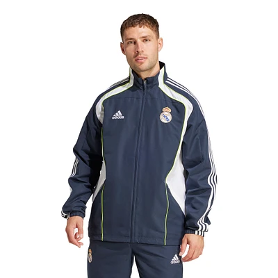 Men's adidas  Navy Real Madrid Urban Purist AEROREADY Full-Zip Track Jacket