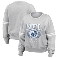 Women's WEAR by Erin Andrews Heather Gray NFL Pullover Sweatshirt