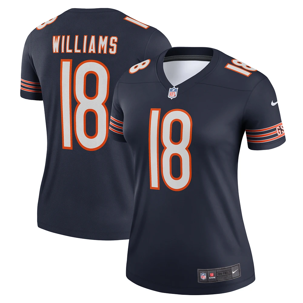 Women's Nike Caleb Williams  Navy Chicago Bears Legend Player Performance Top