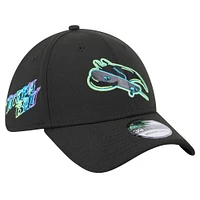 Men's New Era Black Tampa Bay Rays City Connect 39THIRTY Flex Hat