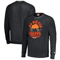 Unisex MLB x Guy Fieri’s Flavortown  Charcoal San Francisco Giants Tri-Blend Pullover Sweatshirt