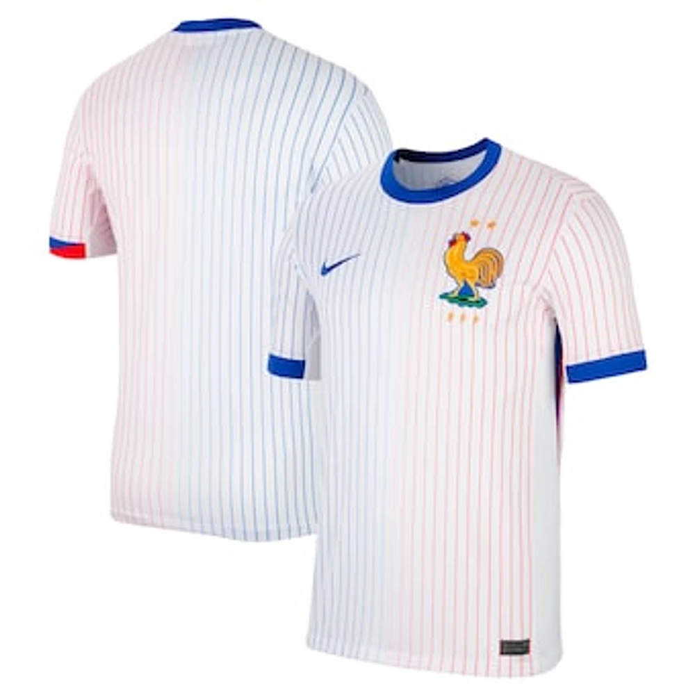 Men's Nike  White France National Team 2024 Away Replica Jersey