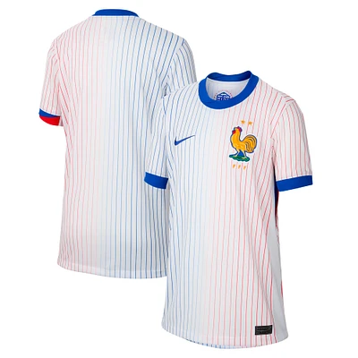 Youth Nike  White France National Team 2024 Home Replica Jersey