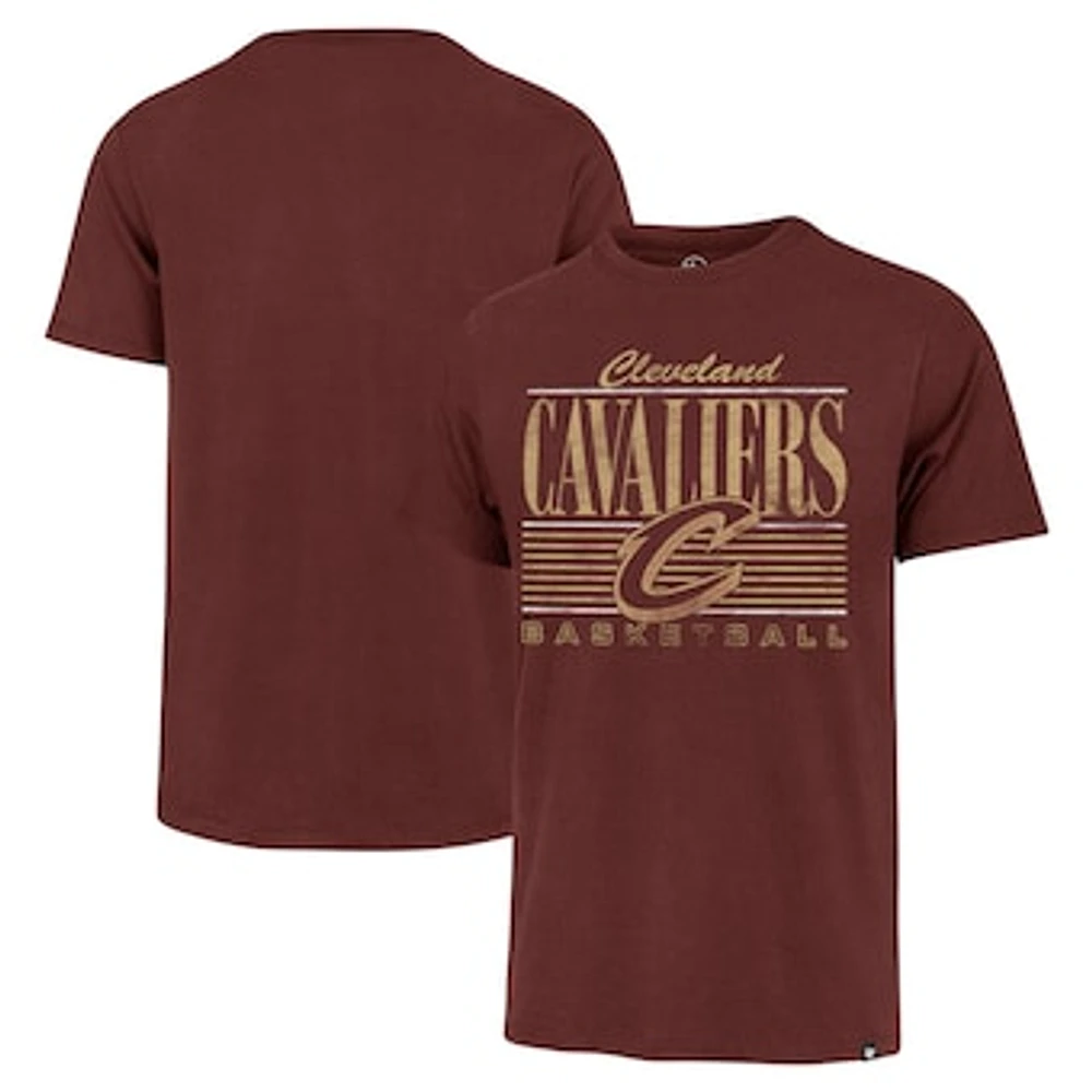 Men's '47 Wine Cleveland Cavaliers Remix Franklin T-Shirt