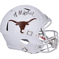 Adonai Mitchell Texas Longhorns Autographed Riddell Speed Replica Helmet