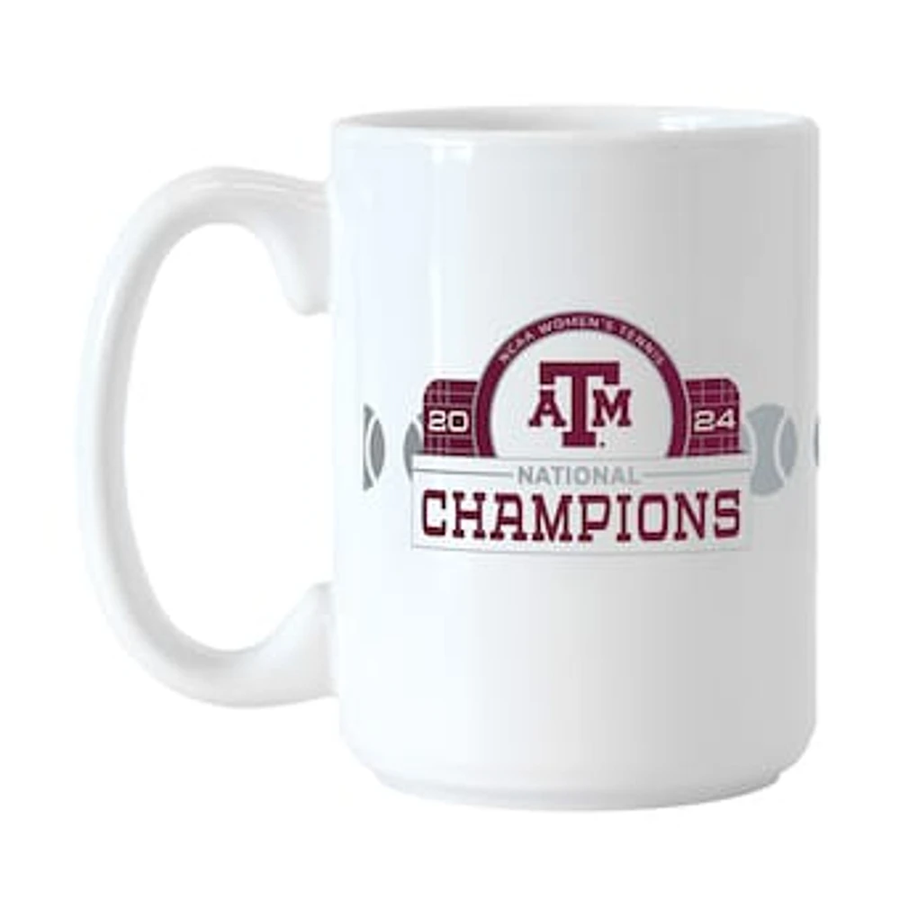 Texas A&M Aggies 2024 NCAA Women's Tennis National Champions 15oz. Sublimated Mug