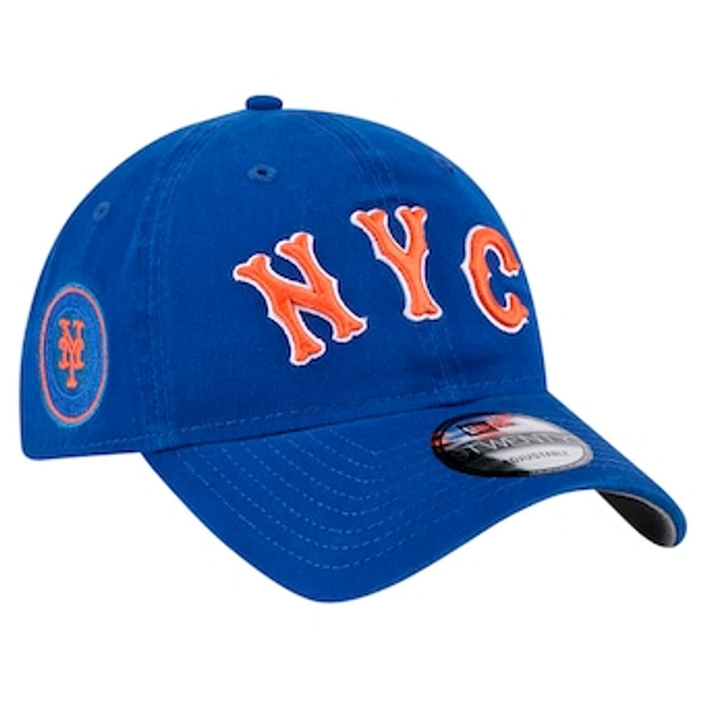 Men's New Era Royal New York Mets City Connect 9TWENTY Adjustable Hat