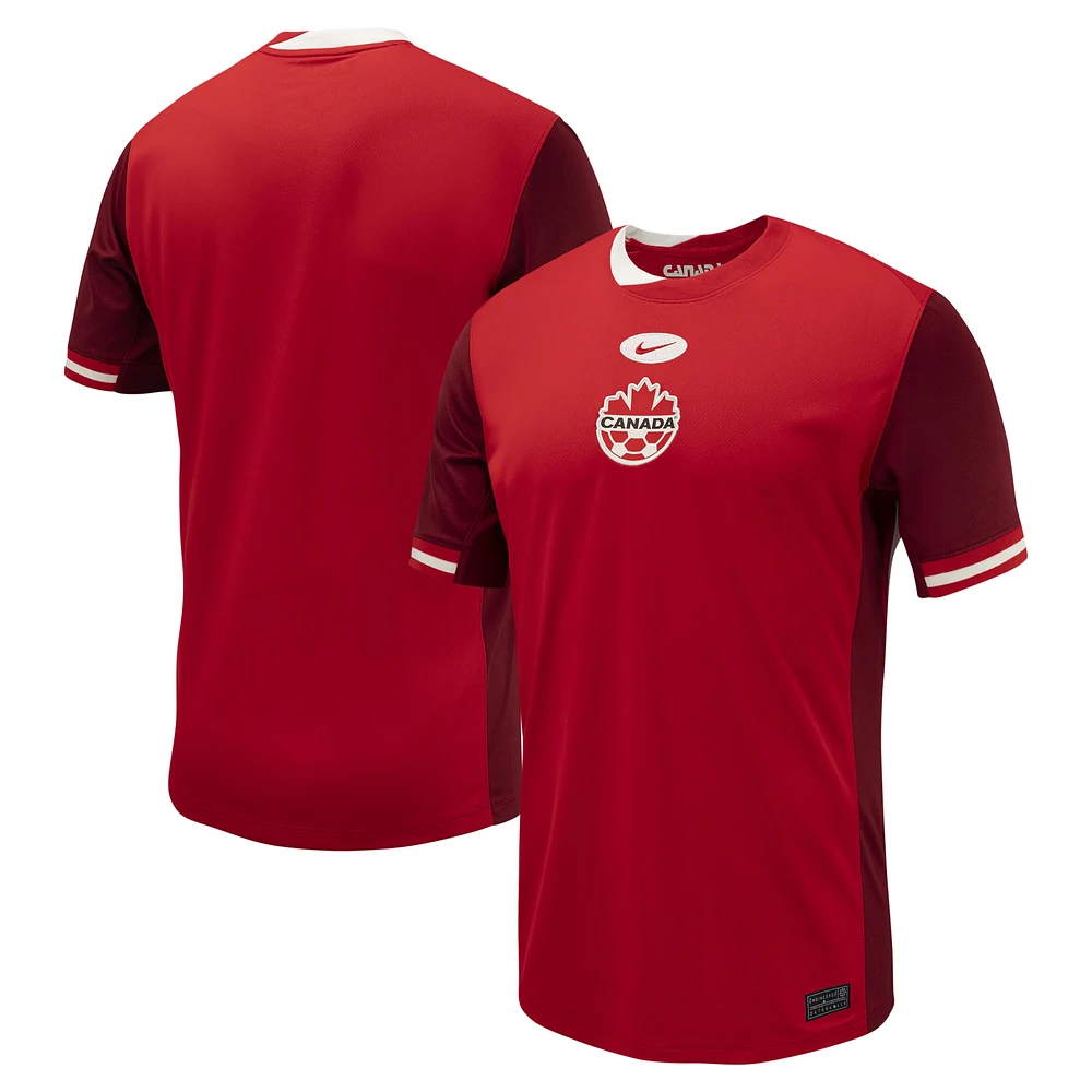 Men's Nike  Red Canada Soccer 2024 Home Replica Jersey