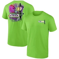 Men's Fanatics Neon Green Super Bowl LIX Famous Sign T-Shirt