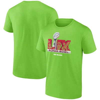 Men's Fanatics Super Bowl LIX Trophy Dimension T-Shirt