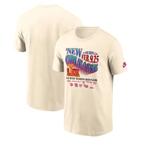 Men's Nike Cream Super Bowl LIX Club Crew T-Shirt