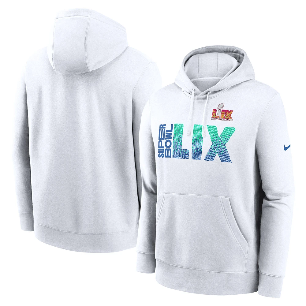 Men's Nike Super Bowl LIX Club Fleece Pullover Hoodie