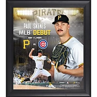 Paul Skenes Pittsburgh Pirates 15" x 17" 2024 MLB Debut Collage