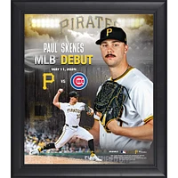 Paul Skenes Pittsburgh Pirates 15" x 17" 2024 MLB Debut Collage