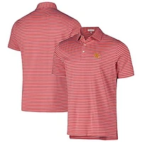 Men's Peter Millar Red Presidents Cup Team USA Drum Performance Jersey Polo