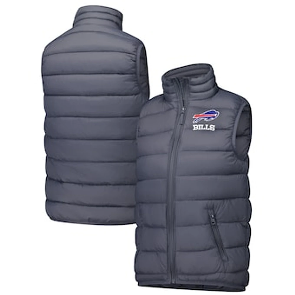 Women's  Dunbrooke Charcoal Buffalo Bills Alberta Full-Zip Vest