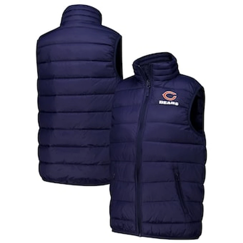 Women's  Dunbrooke Navy Chicago Bears Alberta Full-Zip Vest