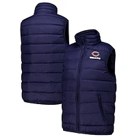 Women's  Dunbrooke Navy Chicago Bears Alberta Full-Zip Vest