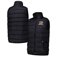 Women's  Dunbrooke Black Cincinnati Bengals Alberta Full-Zip Vest