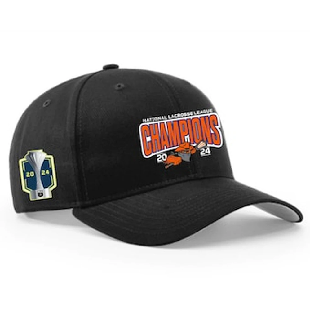 Men's Black Buffalo Bandits 2024 NLL Cup Champions Adjustable Hat