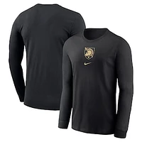 Men's Nike  Black Army Knights Basketball Shootaround Long Sleeve T-Shirt