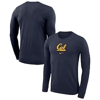 Men's Nike  Navy Cal Bears Basketball Shootaround Long Sleeve T-Shirt