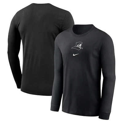 Men's Nike  Black Providence Friars Basketball Shootaround Long Sleeve T-Shirt