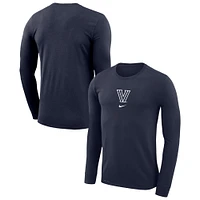 Men's Nike  Navy Villanova Wildcats Basketball Shootaround Long Sleeve T-Shirt