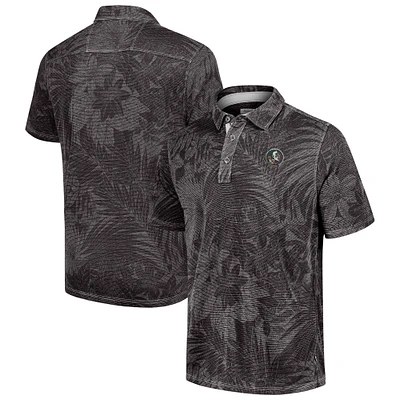 Men's Tommy Bahama  Black Florida State Seminoles Sport Santiago Paradise Polo