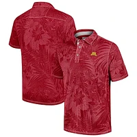 Men's Tommy Bahama  Maroon Minnesota Golden Gophers Sport Santiago Paradise Polo