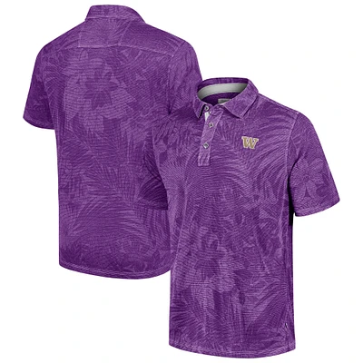 Men's Tommy Bahama  Purple Washington Huskies Sport Santiago Paradise Polo